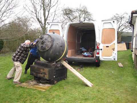 Recovery of INERT WW2 British Naval Sea Mine....from  HMS Abdiel (N21)   by Metamorphicwonders