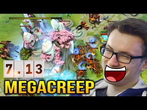 Miracle Faceless Void MEGA CREEP IS SO STRONG Dota 2