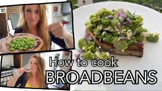 How to Cook Broad Beans (aka Fava Beans) || I