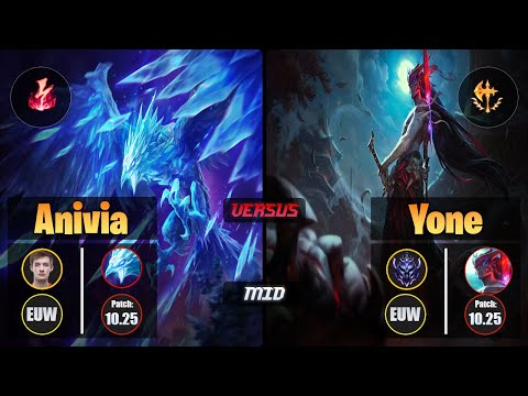 Nemesis ANIVIA (Mid) [Electrocute] VS YONE - Diamond EUW Patch 10.25
