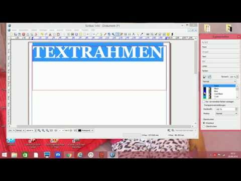 Scribus Tutorial erste Schritte