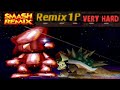 Smash Remix Classic Mode Remix 1P Gameplay With Giant Metal Mario VERY HARD