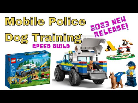LEGO 60369 City Mobile Police Dog Training Speed Build Review 2023