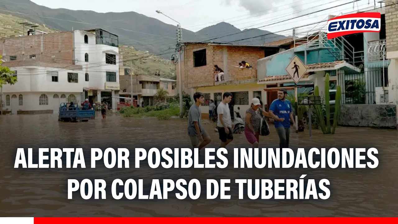 🔴🔵 Sectores en riesgo de inundación por posible colapso de tuberías de desagüe por FEN