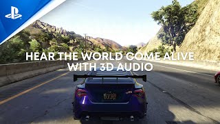 PlayStation Grand Theft Auto V and GTA Online - 3D Audio | PS5 anuncio