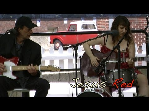 Jo Serrapere & John Devine at the Grove Stage, Ann Arbor Summer Festival “Jesus Red”