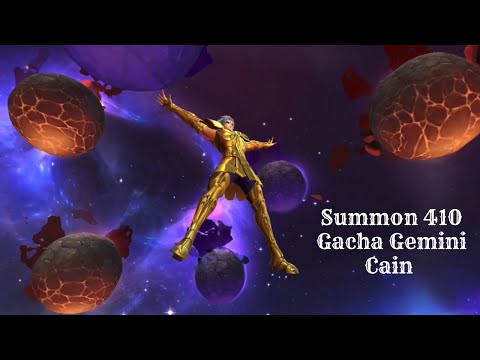 Summon 410 Gacha Gemini Cain , Saint Seiya Awakening