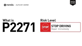 dtc p2271 quickly Fix