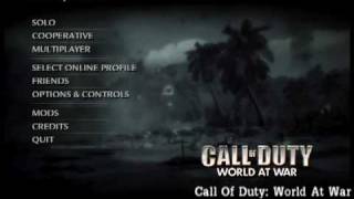 Call Of Duty: World At War MusicMenu SoundTrack