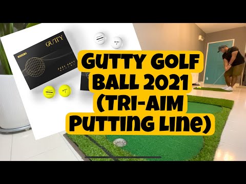 Gutty Feel Soft Golf Ball 2021 (Tri-AIM Putting Line)