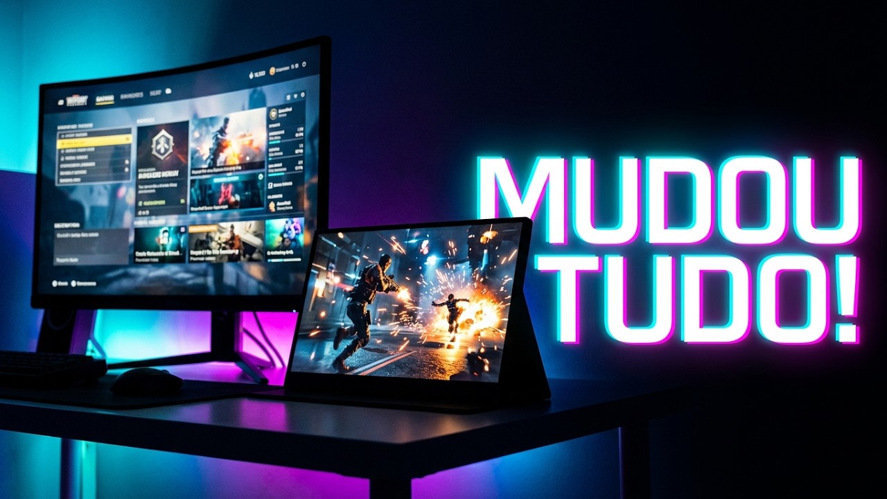 Miniatura da avaliação em vídeo de Monitor BETTDOW 15,6 Polegadas Full HD 1080P Preto