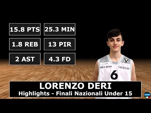 Lorenzo Deri - Highlights - Finali Nazionali U15 Eccellenza 2016