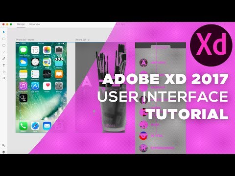 Adobe XD (2017) Basic User Interface Tutorial