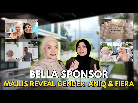 Akhirnya !! Bella sponsor reveal gender baby fiera & aniq !!