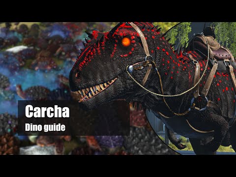 Carcha PVP tested | Carcharodontosaurus dino guide | ARK Survival Evolved