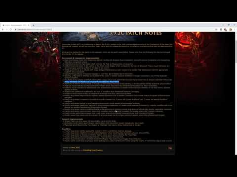 Path of Exile - The Upcoming 3.9.2c Patch Is Looking Good