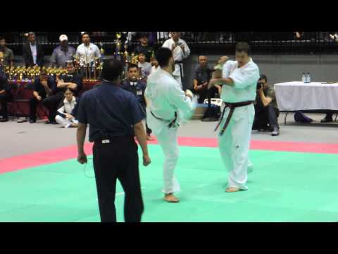 All American Open 2015 Kyokushin Karate Final Oleksandr Ieremenko vs Ilya Karpenko 1