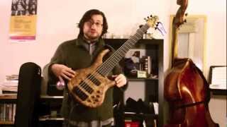 Eddy Khaimovich discusses and plays his MTD USA 635-24 bass and thanks Michael Tobias