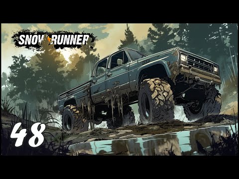 My strategy is working perfectly! 😂 SNOWRUNNER Michigan Playthrough Gameplay Part 48