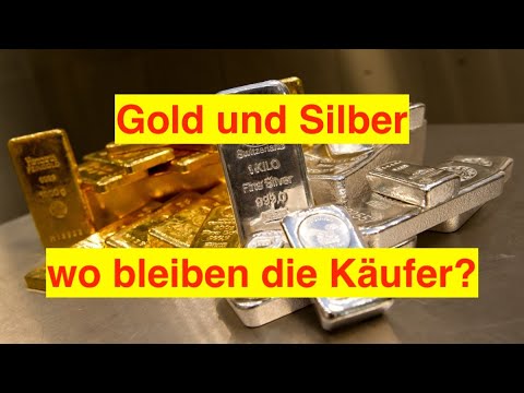 Gold und Silber ⁉️Wo bleiben die Käufer⁉️ Silber kurzzeitig -1,4% und Gold steht knapp an $1800 USD