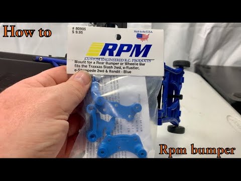 How to Install a Rpm Bumper on Traxxas 2wd RC