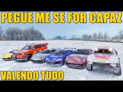PEGUE ME SE FOR CAPAZ NA NEVE SEM REGRAS - FORZA HORIZON 4 - GAMEPLAY