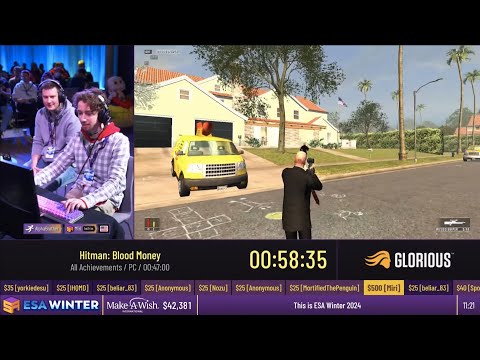 Hitman Blood Money Speedrun - ESA 2024