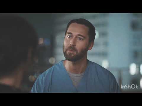 Max and Helen no kiss_ New Amsterdam 4x05. (the end of sharpwin)