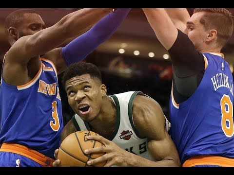 Giannis posts double-double, Middleton hot beyond the arc as Bucks down Knicks