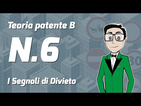 Teoria patente B | Lezione#6 - I Segnali di Divieto | Mario Racconta