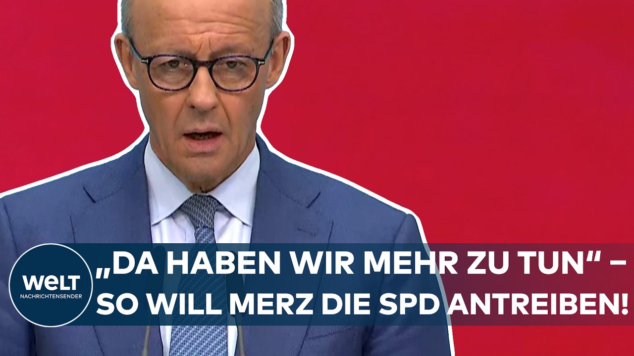 NACH RHEINLAND-PFALZ: "Da haben wir mehr zu tun!" Mit diesem Vorschlag will Merz die SPD antreiben!