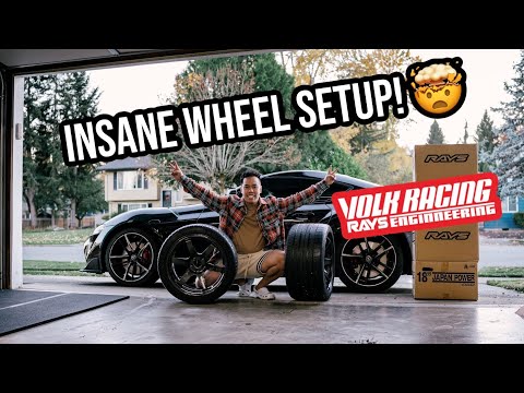 A90 SUPRA x TE37 SAGA | The MOST AGGRESSIVE WHEEL/TIRE Setup!