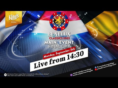 €44k for First - Final Day of €220+€30 Benelux Classics Main Events live from King's Resort