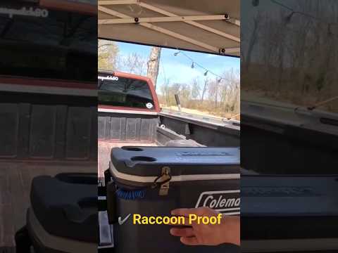 Keep Critters out of your cooler! #hack #cooler #camping #outdoors #fishing #ozarks #missouri