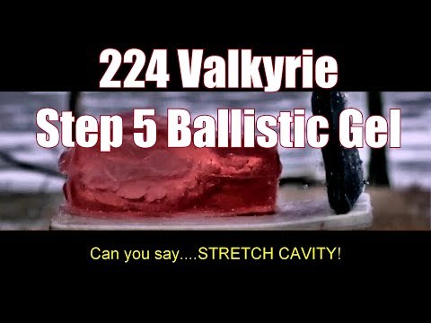 224 Valkyrie Step 5 Lehigh Defense 45gr and 72gr Controlled Chaos High Speed Video