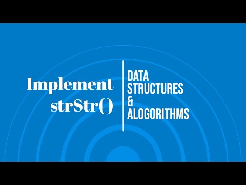 Implement strStr()