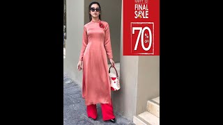 B23.P2. Hướng dẫn cắt quần áo dài cho mẹ và bé + những điều lưu ý khi cắt may. Long clothing design.