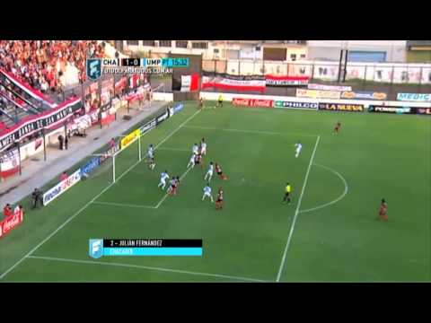 Gol de Fernández. Chacarita 1 - Unión (MDP) 0. Fecha 2. B Nacional 2015. FPT