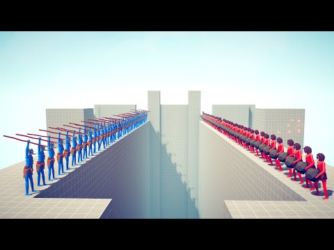46x ARCHERS vs 46x ARCHERS TOURNAMENT Totally Accurate Battle Simulator TABS