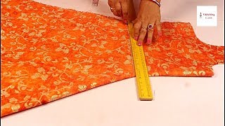 Umbrella dress/ Umbrella cut kurti cutting and stitching, Umbrella Suit/Gown Cutting Step By Step