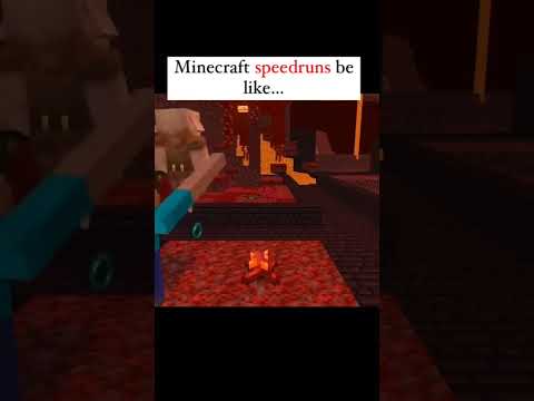Insane Minecraft Speedrun Glitches! #shorts