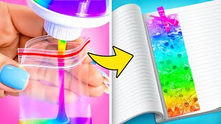 Download lagu Warnai Hari-harimu di Sekolah! 🎨🎒🌈 Kerajinan Pelangi yang Lucu mp3