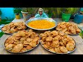 Bedmi Poori With Aloo Sabji Indian Street Food Recipe Veg Recipe Potato Recipe Village Food
