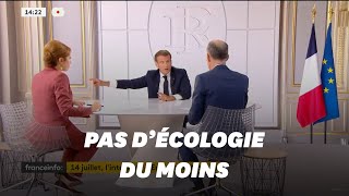 14 juillet: Emmanuel Macron décline son "écologie du mieux" thumbnail