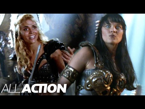 Xena and Callisto's Final Showdown | Xena: Warrior Princess | All Action
