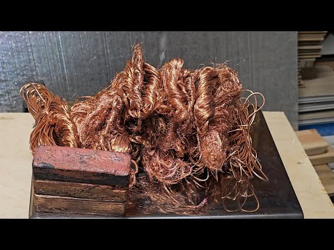 #melting about half of my #scrap  #copper