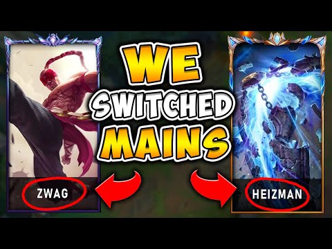 WE SWITCHED MAINS | Zwag Lee Sin and Heizman Xerath OP - League of Legends