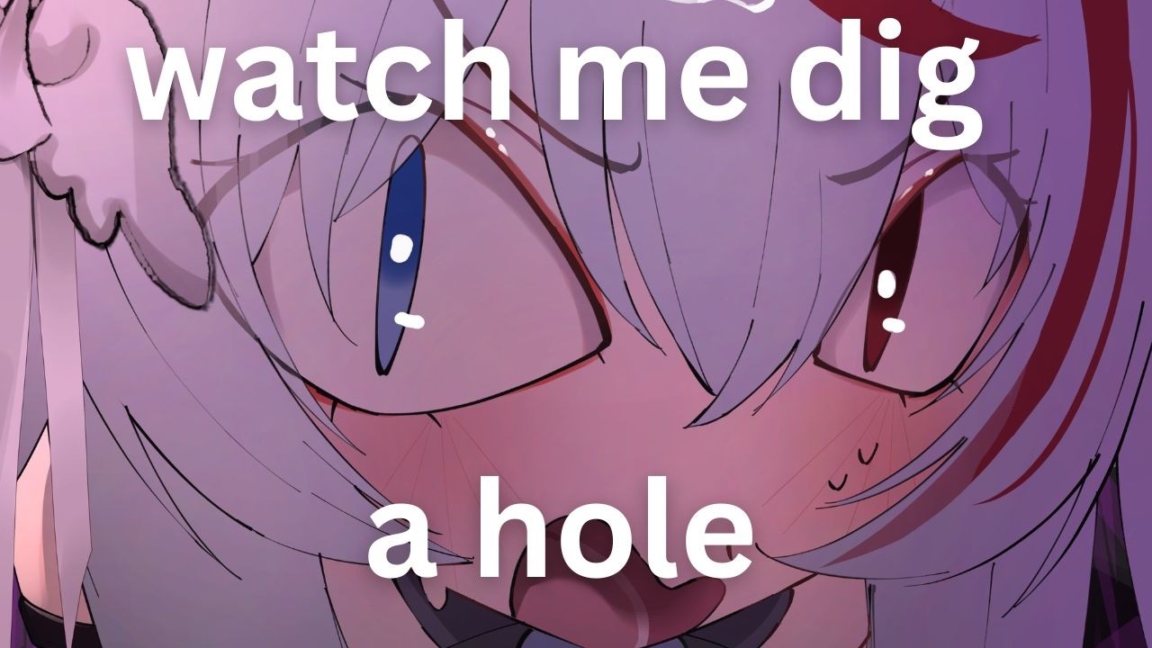Please watch my hole so I don't get distracted