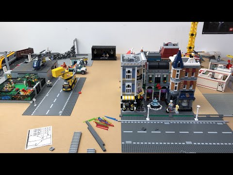 Bau einer Lego Stadt Teil 49- Straßenarbeiten