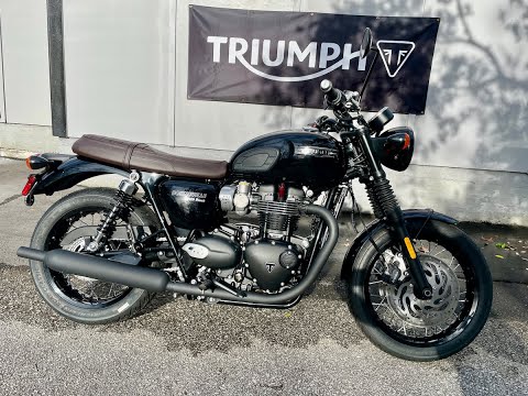 2024 Triumph Bonneville T120 Black in North Charleston, South Carolina - Video 1